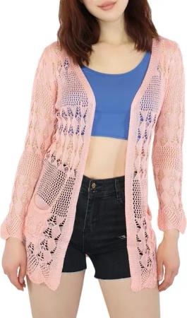 dy_mode Strickjacke Cardigan Damen Sommer Strickjacke