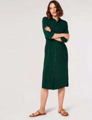 Apricot Midikleid Casa Midi Shirt Dress,