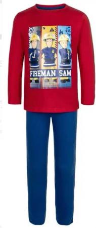 Feuerwehrmann Sam Schlafanzug Pyjama Feuerwehrmann Sam