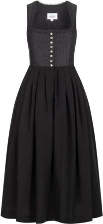 Nübler Trachtenkleid Gastrodirndl Saskia in Schwarz