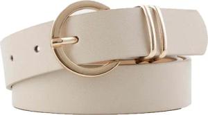 Coonoor Taillengürtel Ledergürtel für Damen goldene