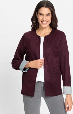 Witt Blusenblazer Lederimitat-Blazer