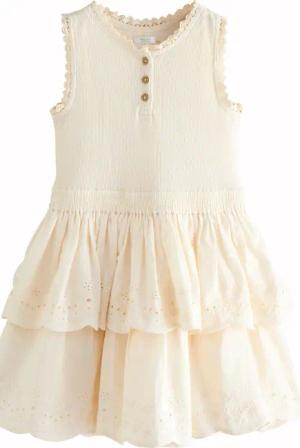 Next Volantkleid Kleid mit gestuftem Rock