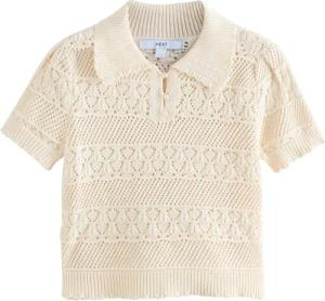 Next Polokragenpullover Poloobereil mit Muster und
