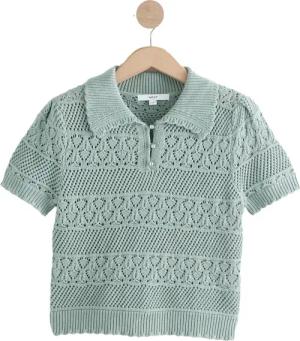 Next Polokragenpullover Poloobereil mit Muster und
