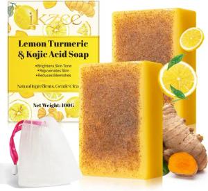 P-Beauty Cosmetic Accessories Gesichtsseife Kurkuma Kojisäure-Seife