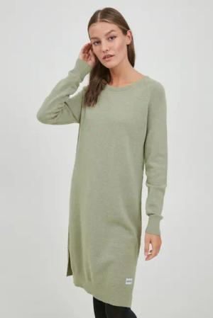 OXMO Strickkleid OXMareen Feinstrickkleid mit Rundhalsausschnitt