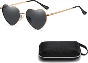 ibettertec Sonnenbrille Sonnenbrille Damen,Unregelmäßige Sonnenbrille,Liebe Sonnenbrille