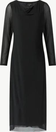 Comma Minikleid Mesh-Kleid im Slim Fit