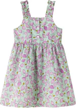 suebidou Sommerkleid Mädchenkleid Trägerkleid mit Zitronenmuster