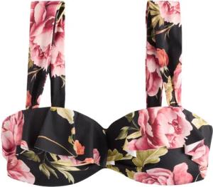 Next Bügel-Bandeau-Bikini-Top Gerüschtes Bandeau-Bikinioberteil mit Bügel