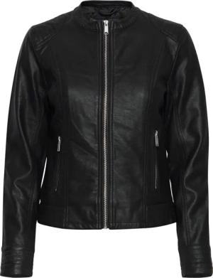 b.young Lederimitatjacke BYACOM Damen Kunstlederjacke