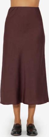 SASSYCLASSY Midirock Satinrock Damen in eleganter