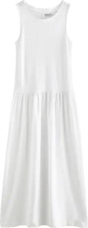 Next Jerseykleid Jersey-Maxikleid mit tief angesetzter