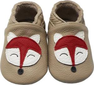 Yalion Weiche Leder Krabbelschuhe Lauflernschuhe Hausschuhe