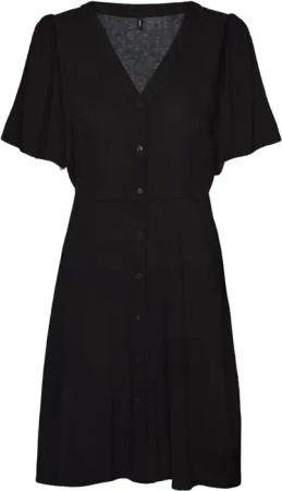 Vero Moda Blusenkleid Alba (1-tlg) Drapiert/gerafft