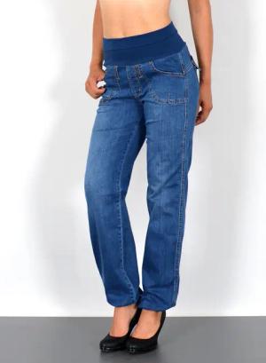 ESRA Pumphose Damen Jeanshose Pumphose hohe