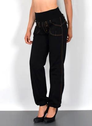 ESRA Pumphose Damen Jeanshose Pumphose hohe