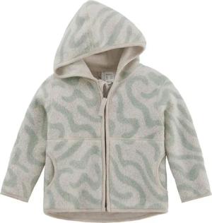 Hessnatur Fleecejacke aus reiner Bio-Baumwolle (1-St)