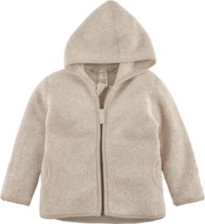 Hessnatur Fleecejacke aus reiner Bio-Baumwolle (1-St)