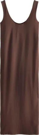 Next Midikleid Ärmelloses Bodycon-Midikleid aus weichem