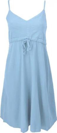 Guru-Shop Midikleid Einfarbiges Casual Trägerkleid, Baumwoll..