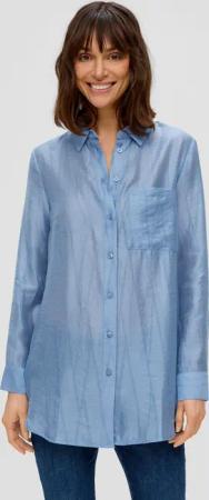s.Oliver Langarmbluse Longbluse aus Lyocellmix