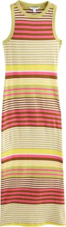 Next Maxikleid Geripptes, ärmelloses Maxikleid mit