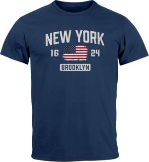 Neverless Print-Shirt Herren T-Shirt New York
