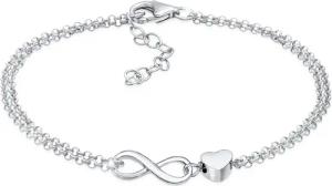 Elli Armband Herz Unendlichkeit Infinity 925