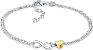 Elli Armband Herz Unendlichkeit Infinity 925