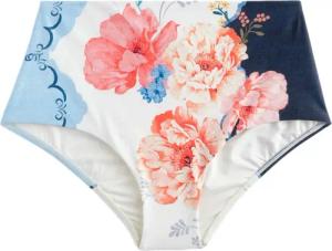 Next Bikini-Hose Hochbund-Bikinihose mit Print (1-St)