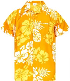 King Kameha Hawaiihemd Mono Hibiscus Funky