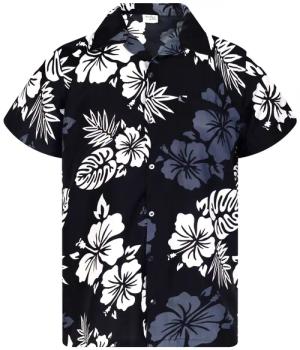 King Kameha Hawaiihemd Mono Hibiscus Funky