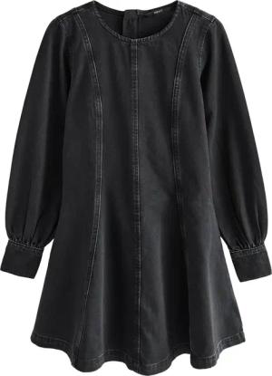 Next Jeanskleid Langärmeliges Jeanskleid mit Ziersäumen