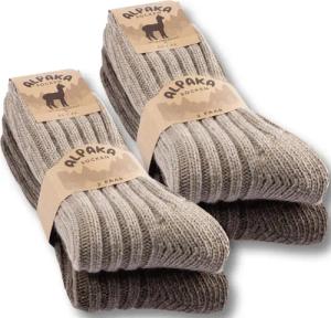 sockenkauf24 Norwegersocken 4 Paar Alpaka Socken