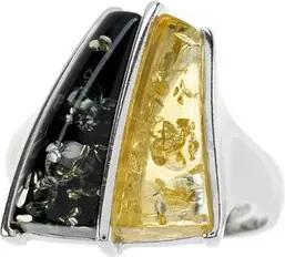 Cavill Silberring Polnischer Baltischer Bernstein 925 Sterling Silber Ring, 2,2ct (1-tlg)