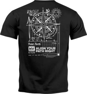Neverless Print-Shirt Herren T-Shirt Backprint Maritim