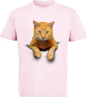 MyDesign24 Print-Shirt bedrucktes Mädchen T-Shirt Katze