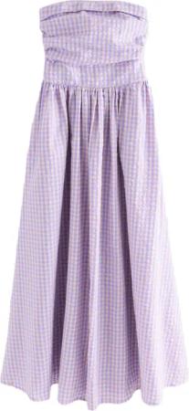 Next Midikleid Bandeau-Midikleid aus Seersucker für