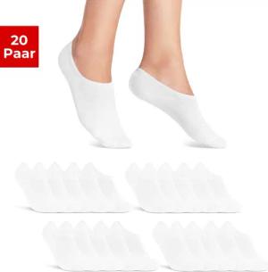 sockenkauf24 Sneakersocken 20 Paar Füßlinge Damen&Herren