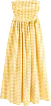 Next Midikleid Bandeau-Midikleid aus Seersucker für