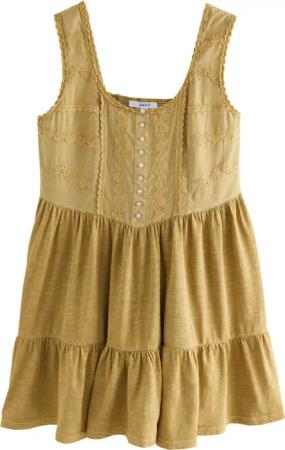 Next Jerseykleid Besticktes Korsettkleid aus 100 %