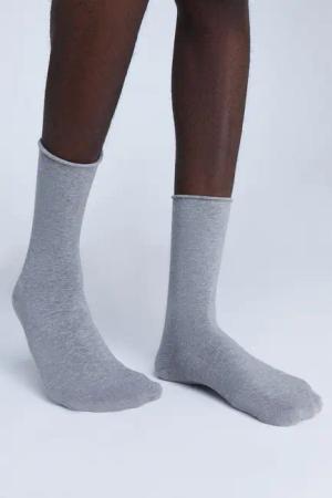 Albero Natur Socken Socken mit Rollrand