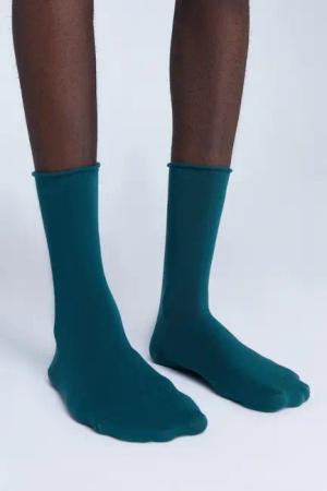 Albero Natur Socken Socken mit Rollrand