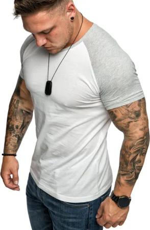 Amaci&Sons T-Shirt SALEM Basic Raglan T-Shirt