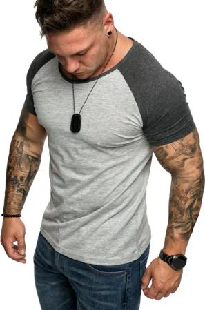 Amaci&Sons T-Shirt SALEM Basic Raglan T-Shirt