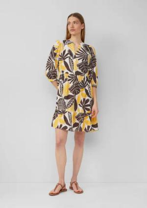 s.Oliver Minikleid Strukturiertes Kleid aus Viskosemix