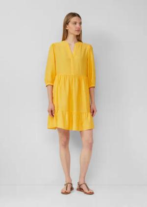 s.Oliver Minikleid Strukturiertes Kleid aus Viskosemix