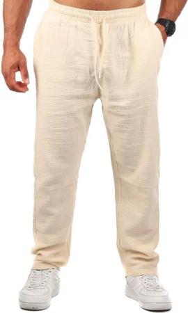 CARISMA Strandhose Herren Musselin Hose lang